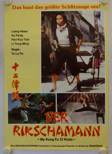 My 12 Kung Fu Kicks original release german movie poster